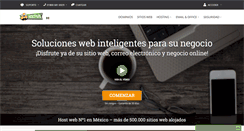 Desktop Screenshot of hostpapa.com.mx