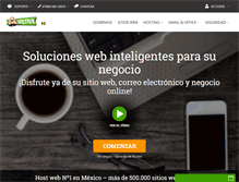 Tablet Screenshot of hostpapa.com.mx